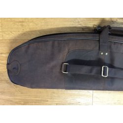 Riffelfoderal i fedtgarvet lder(125 Cm)