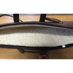 Riffelfoderal i fedtgarvet lder(125 Cm)