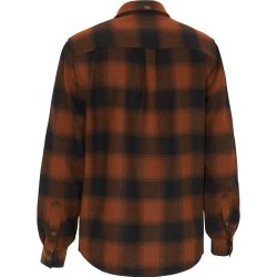Lynx Wool Shirt Dark Orange
