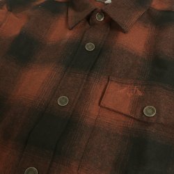 Lynx Wool Shirt Dark Orange