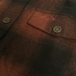 Lynx Wool Shirt Dark Orange