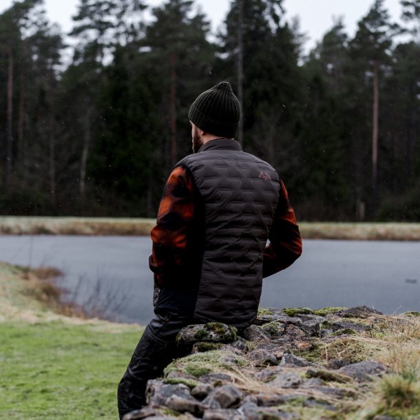 Lynx Wool Shirt Dark Orange