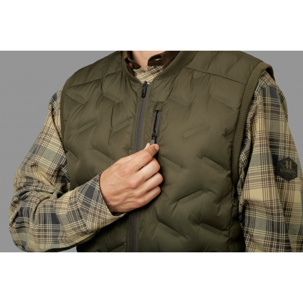 Hrkila Driven Hunt Insulated vest Willow green 
