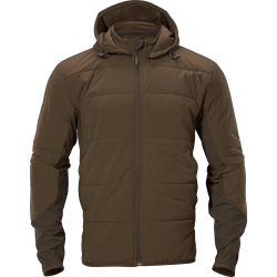 Hrkila insulated midlayer hunting green/shadow brown