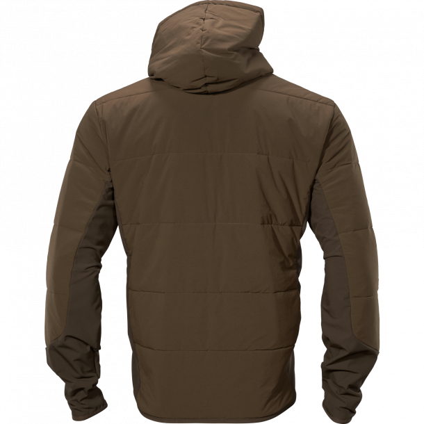 Hrkila insulated midlayer hunting green/shadow brown