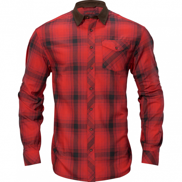 Hrkila Driven Hunt flannel skjorte Red/Black Check