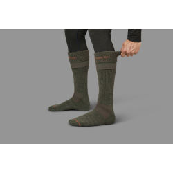 Hrkila pro hunter long socks willow green/shadow brown