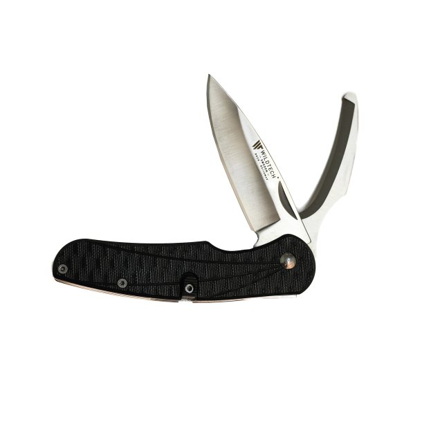 Wildtech foldekniv med opbrkkerblad. Sort