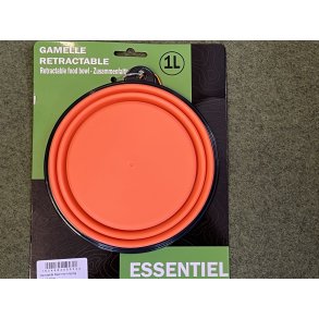 Sammenfoldelig mad- og drikkeskl 1 Liter