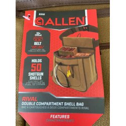 ben patrontaske med blte, brun/tan