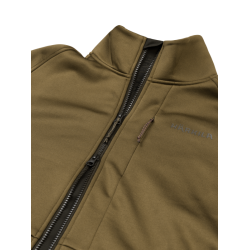 Borr Hybrid Fleece Dark Olive/Willow Green