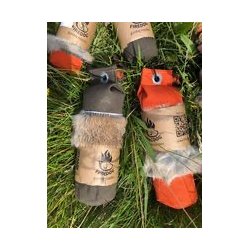 Firedog dummy med kanin pels 