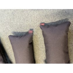 Firedog 3 delt dummy med skind i strk kanvas 