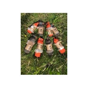 Firedog dummy med kanin pels 