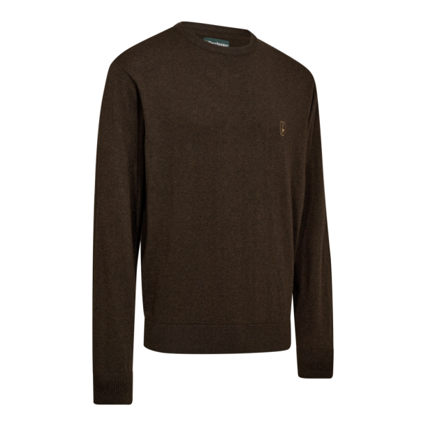 Harrington rund hals strik