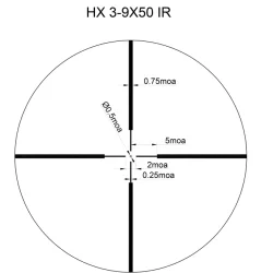 Sightmark Core 2.0 HX 3-9x50 Duplex SFP