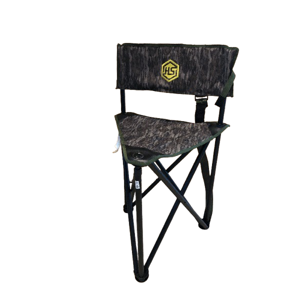 Jagtstol foldbar med rygln  Bottomland Camo