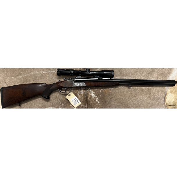 Drilling Simon Suhl .16/70 + .30-06 + .22WM incl EAW sving montage m snelle