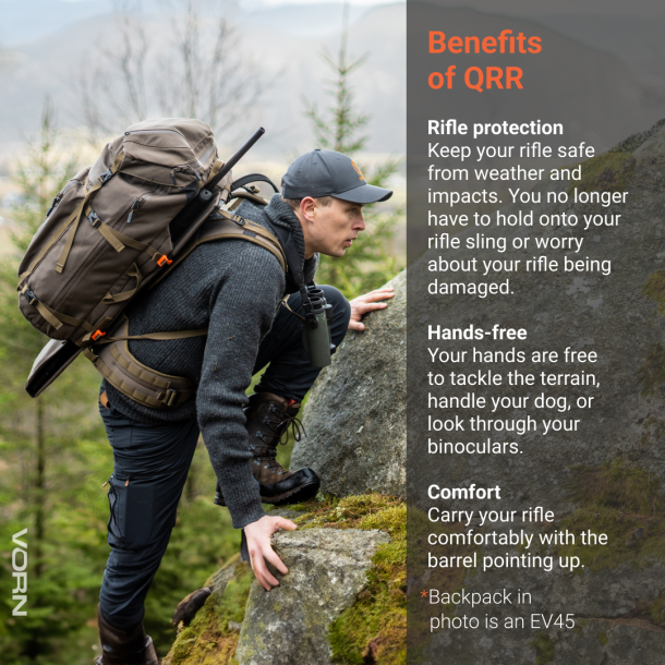 Vorn LT12 - Rygs�k med riffelholder