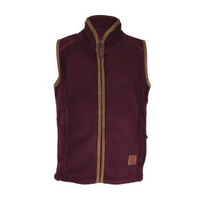 Fleece vest b�rn Plum