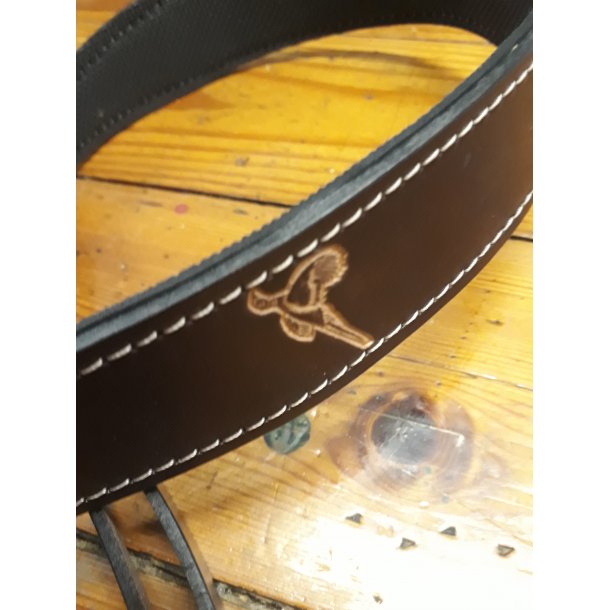 Riffelrem med motiv, m. neopren