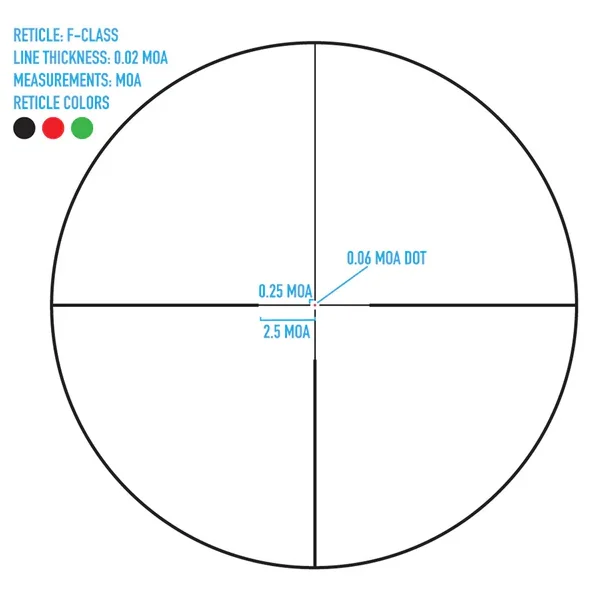 Sightmark Latitude 6.25-25x56 F-Class Riflescope