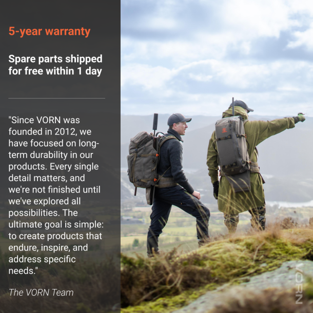 Vorn LT12 - Rygs�k med riffelholder