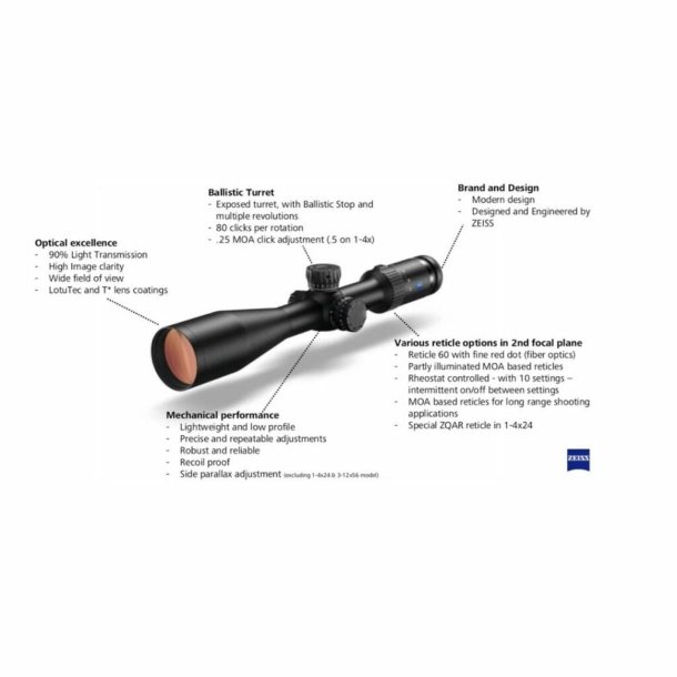ZEISS Conquest V4 "Jaktia" 3-12x56 ASV