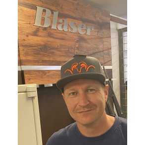 Blaser Cap Orange Loge Snapback One Size