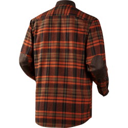 Pajala Skjorte Burnt Orange check
