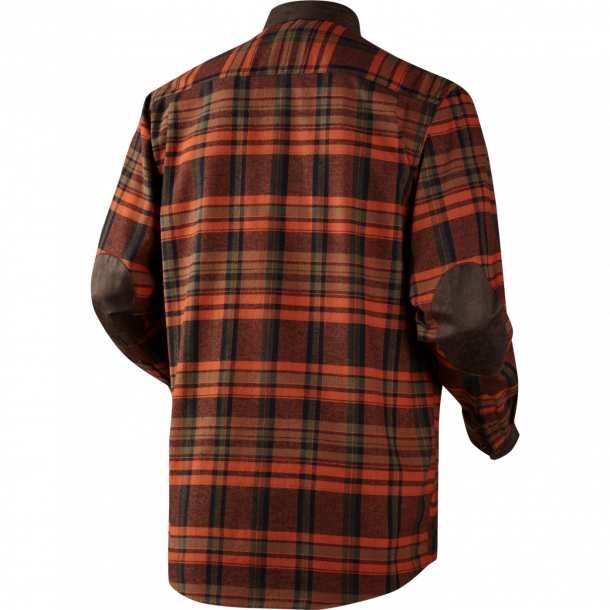 Pajala Skjorte Burnt Orange check