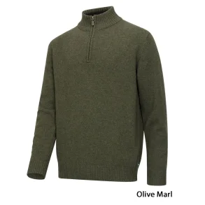 Lothian II 1/4 Zip Pullover Navy Marl