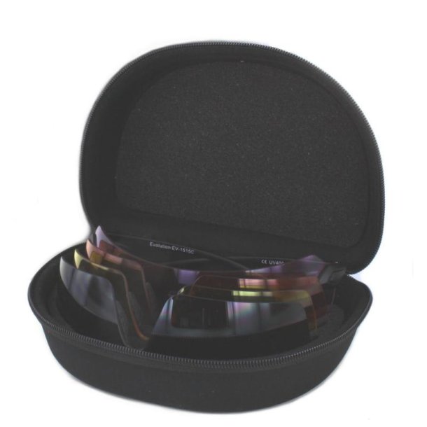 Evolution Eyewear Skydebrille Matrix st - Gr/Gul/Orange/Lilla