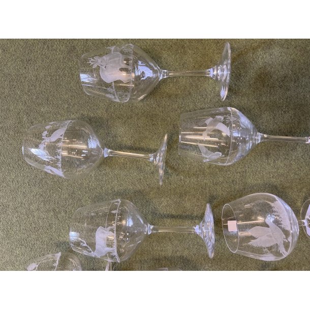 Hndgraverede glas med dyremotiv - vlg strrelse