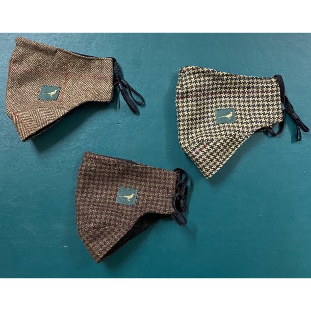 Laksen Tweed mundbind one size.