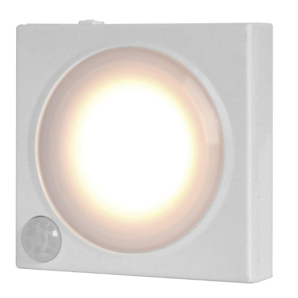 LED lampe til vbenskab med sensor (3stk AAA)
