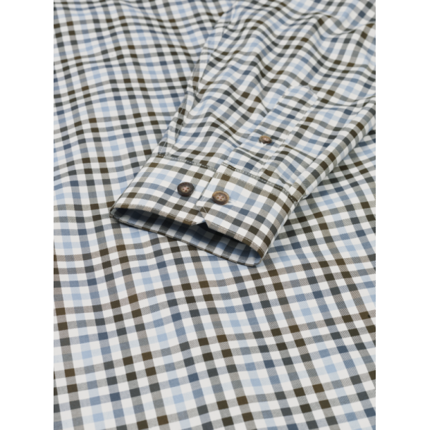 Milford Skjorte Heritage Blue Check