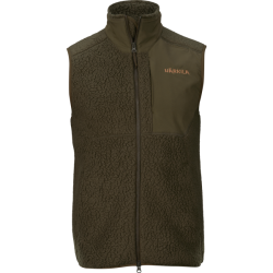 Hrkila Polar fleece vest willow green