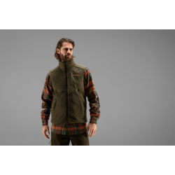 Hrkila Polar fleece vest willow green
