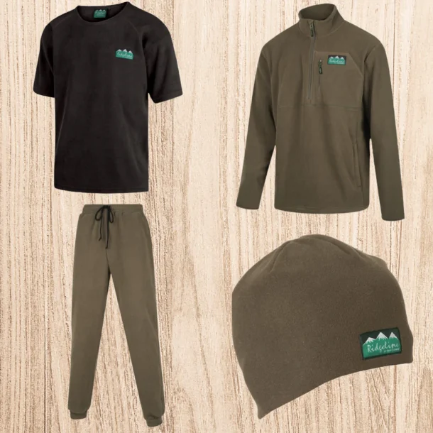 TILBUD; Ridgeline fleece st, 4 stk. lkker fleece i sken 