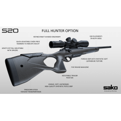 Sako S 20 Hunter 308 Win M.gevind Roughtech samt Ceracote