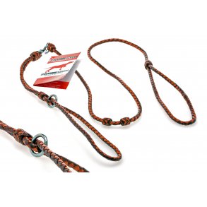 Showline 5 mm. mrkebrun/brun