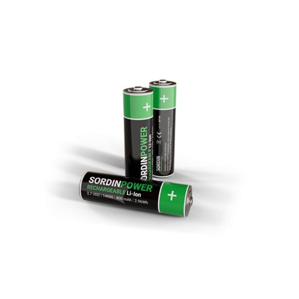 Sordin 14500 Rechargeable Li-ion Battery, 3.7v