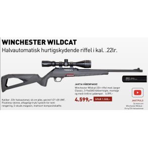 WINCHESTER WILDCAT JAKTIA PAKKE